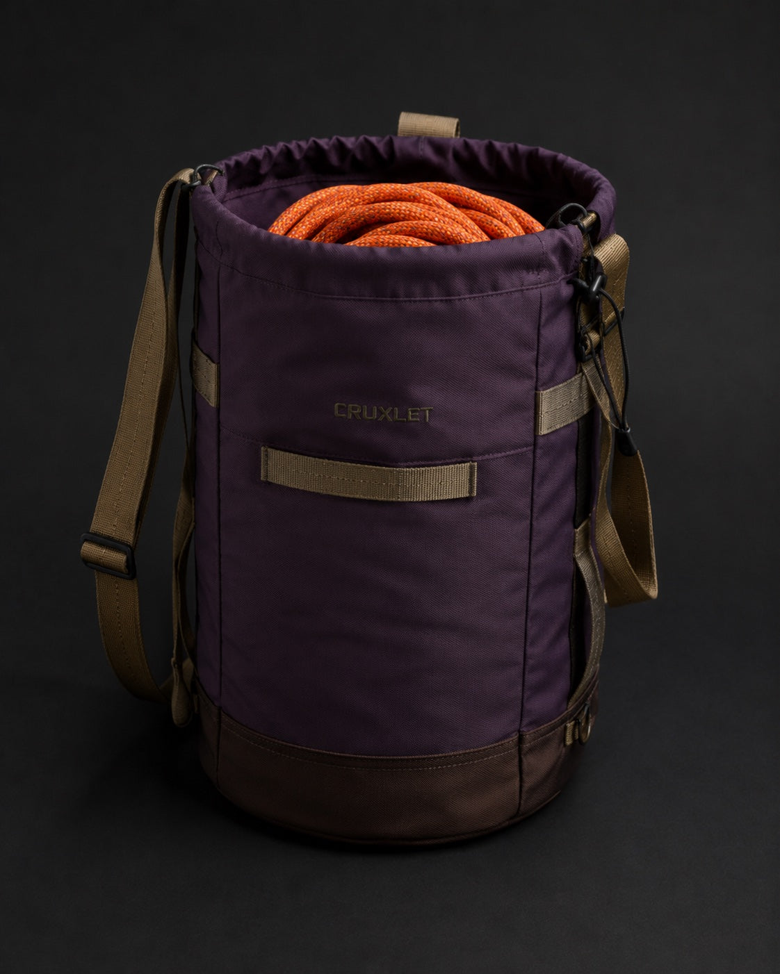 Rope Bucket Pack — engineered details